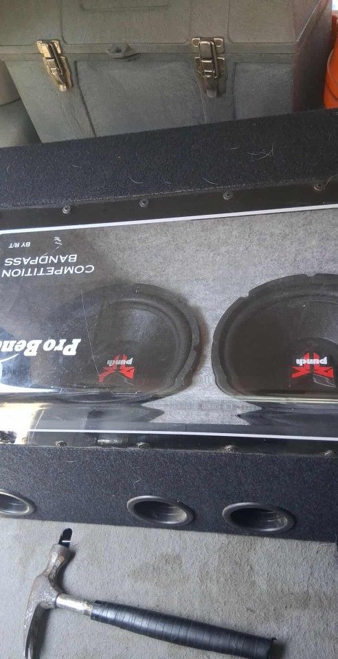 two 10s in professional enclosed ported box