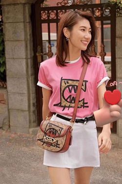 Jade shoulder bag in signature canvas with rexy by guang yu new arrivals