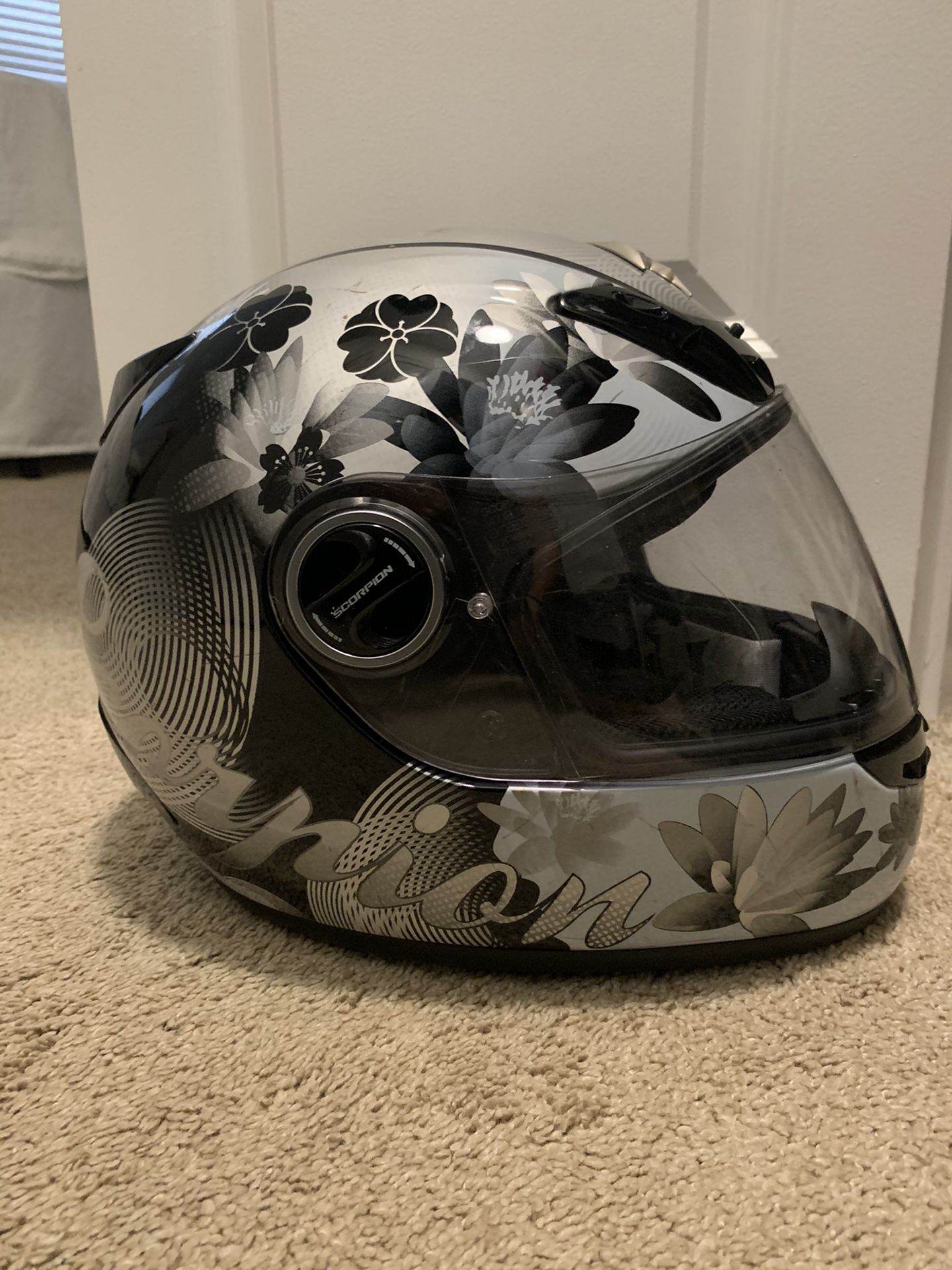 Scorpion Exo-400 Lady Helmet, Size M, $75