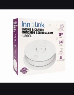 Innolink Smoke and Carbon Monoxide Detector with 2 x AA battery, Conforms to UL 217 and UL 2034 Standards 1-Pack