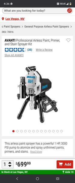 Avainti paint sprayer combo