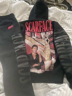 Scarface Graphic Sweat Outfit Pullover Hoodie Black