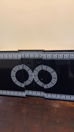 Versace dining room table fit six