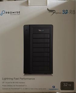 Promise Technology Pegasus 32 R8 32TB 8-Bay Thunderbolt 3