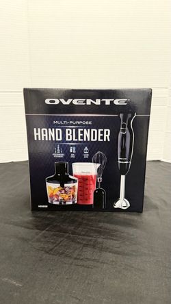 Ovente Multi-Purpose Hand Blender with attachments