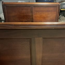 Queen Size Sleigh Bed Frame