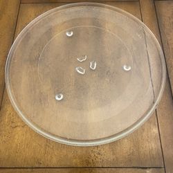 GE profile microwave rotating platter glass