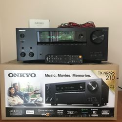 Onkyo TX-NR696 Home Theater Receiver 7.2 Channel w/remote