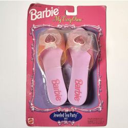 Barbie My Very Own Jeweled Tea Party Shoes 1999 Mattel 67570-85 NIB