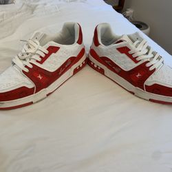 Louis Vuitton Red Trainers Size 46 (US 12)