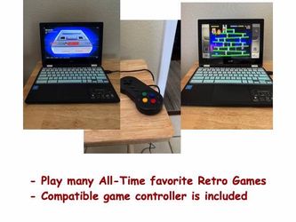 Acer Retro Gaming Laptop and Controller