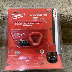 Milwaukee M12 2.0 Red Lithium And Charger Combo Pack
