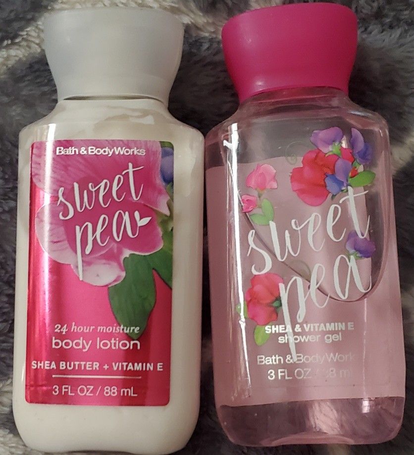 SWEET PEA BODY LOTION AND SHOWER GEL