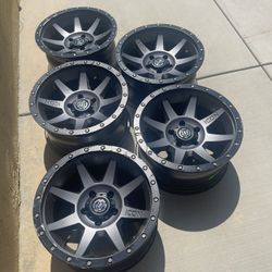 17x8.5 Icon Rebound Wheels 5x5 lug pattern