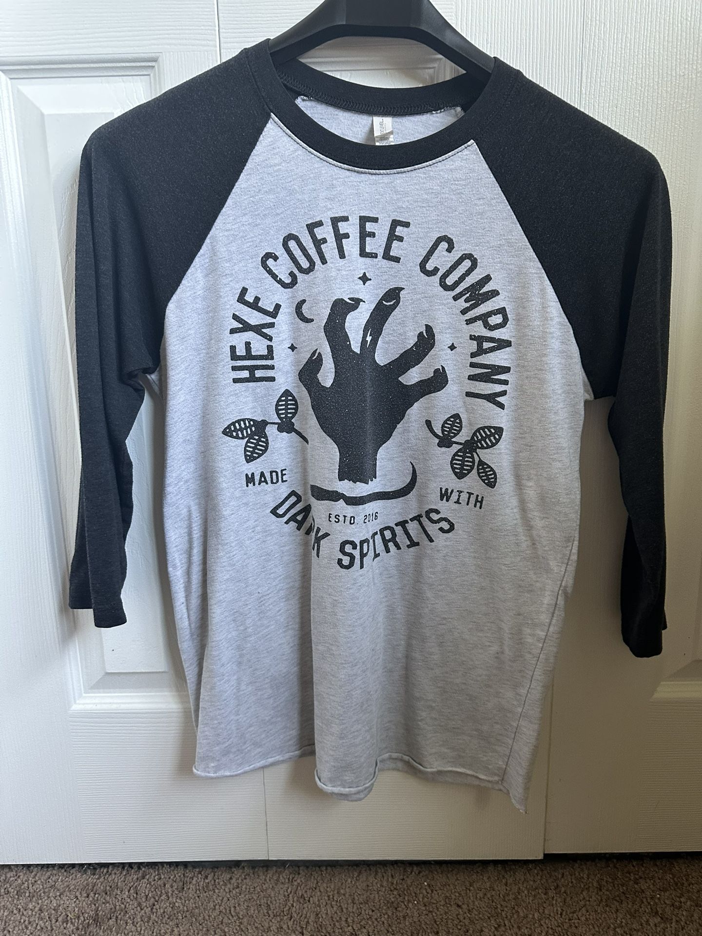 Spooky Aesthetic Coffee Baseball Tee