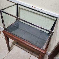 Reptile Tartarrium (75 Liter Capacity) Stainless Steel Framed, Wooden Base. Plz Make an $ Offer