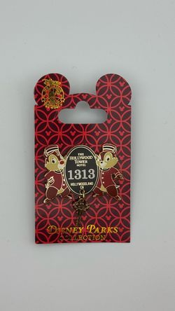 DISNEY Hollywood Tower of Terror Chip & Dale Pin NEW
