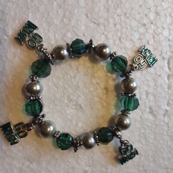 Notre Dame Go Irish Charm Bracelet