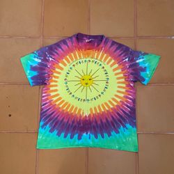 The Greatful Dead Vintage 90’s Single Stitch Made In USA Tie Dye T Shirt Size XL
