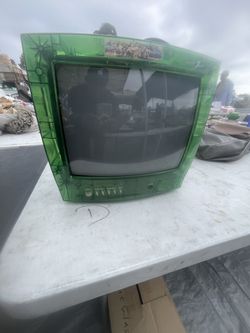 🔥 READ Zenith Transparent Jungle Green 13" Crt Retro Gaming TV P