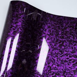 gloss matte infused forged carbon fiber vinyl car wrap