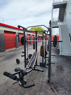 💪🏿💪🏾💪🏽💪🏼💪🏻💪Smith Machine. Chest,Arms,Legs. 13 Exercises over. Delivery for extra.