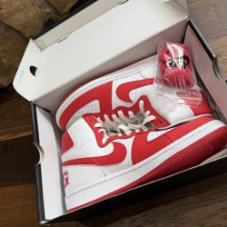 Comme des Garcons Homme Plus x Nike Terminator High SP White Red Men's US 9 New