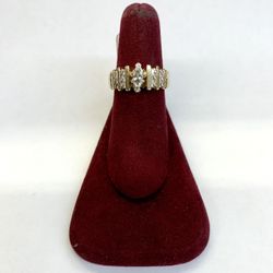 FLAWLESS 14K DIAMOND RING 