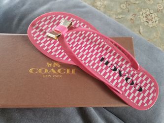 Coach flip flops