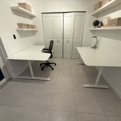 Office desks and chair