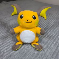 Pokemon Plush RAICHU 16 inch Toy. Soft. Official