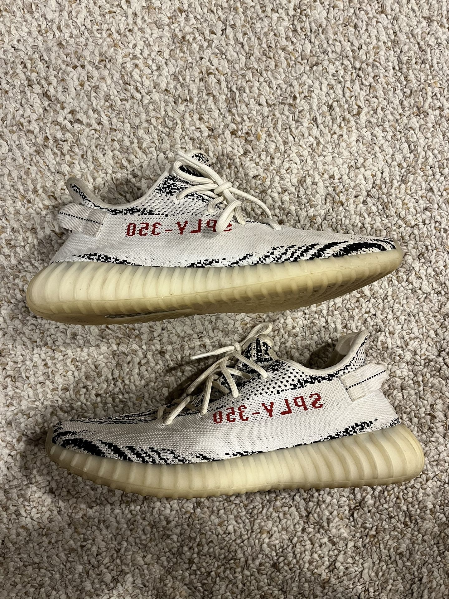 Adidas Yeezy 350 Zebra Size 14 
