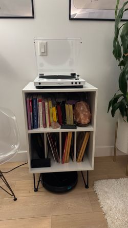 Vinyl player stand & bookshelf