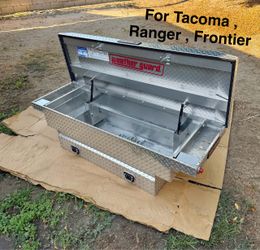 Weather Guard - LOW PROFILE - Tool Box for Small trucks - Tacoma , Ranger , frontier , etc ! With 🔑