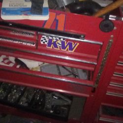 Two Harbor Freight Tool Chests 