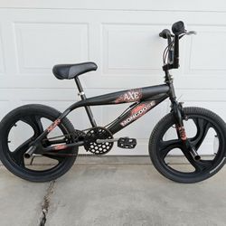20 INCH MONGOOSE AXE FREESTYLE BMX STYLE BICYCLE READY TO RIDE 