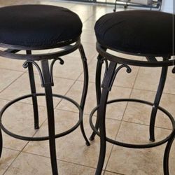 Black Bar Stools (2)