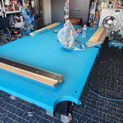 Pool Table New Felt Install