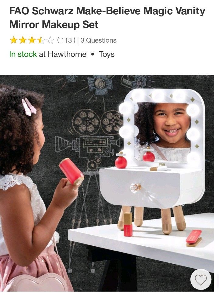 Beautiful Vanity Makeup set for a girl