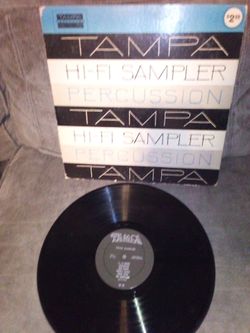 Tampa Hi-Fi Sampler Percussion Vinyl LP
