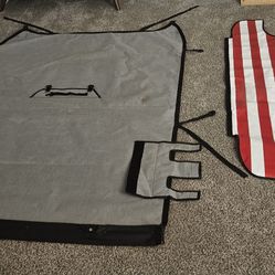 Jeep "Shadeidea" Tonneau Cover(American Flag) & "Master Top" Bimini Top Plus  ~ $140