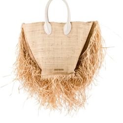 Jacquemus Straw Top Handle Bag 