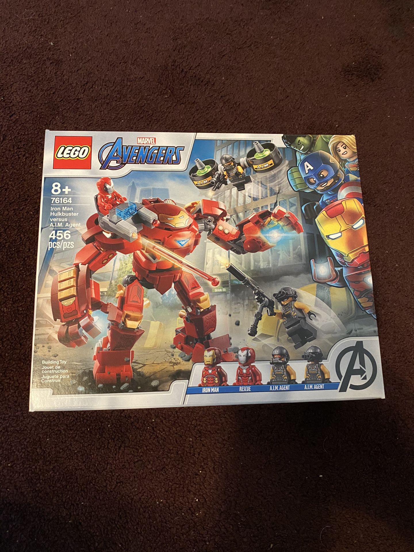 LEGO Marvel Avengers Iron Man Hulkbuster versus A.I.M. Agent (76164) Factory Sealed