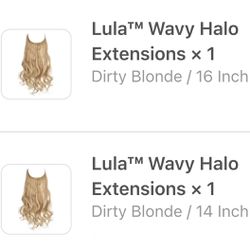 Lula™ Wavy Halo Extensions 14” & 16” - Dirty Blonde