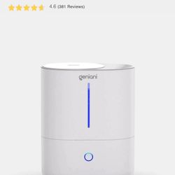 Geniani Huron Top Fill Humidifier and Oil Diffuser 4L White
