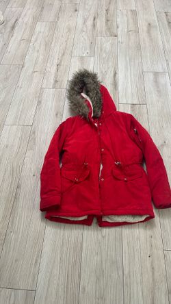 Red Parka Coat