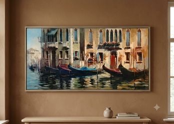 Afternoon in Venice

 large statement oil painting measuring 30 by 60 inches.

Obo
​