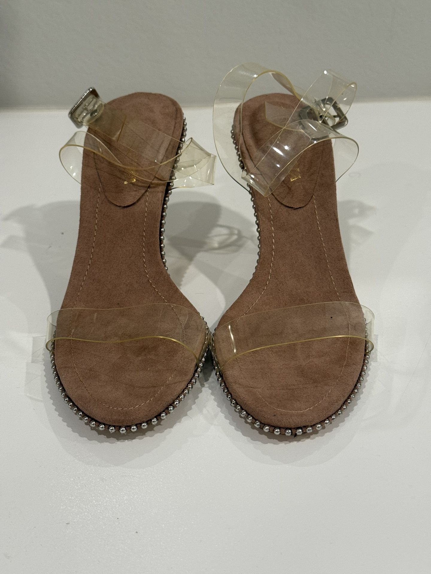 Clear Strap Heels 