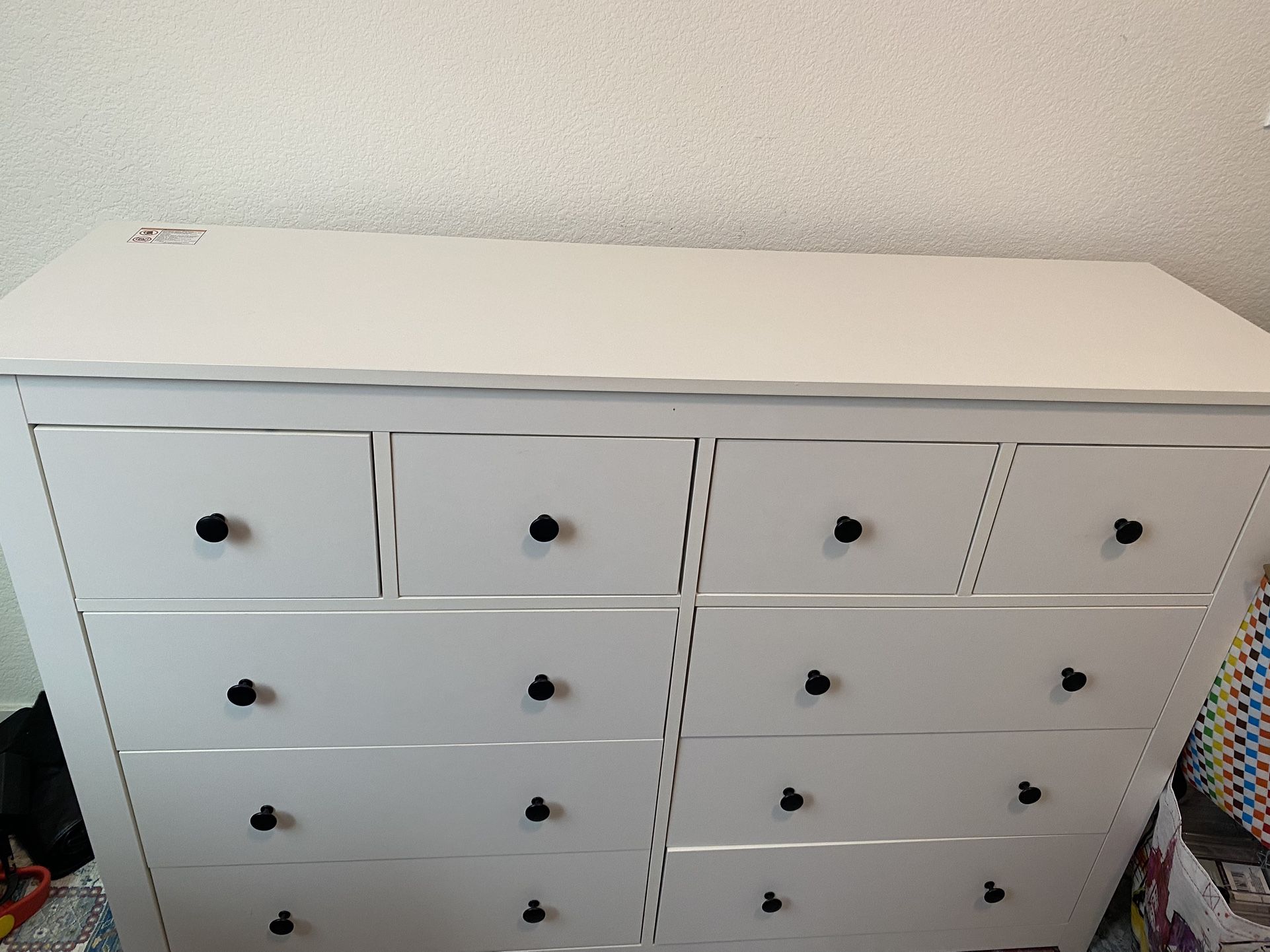 White Dresser I Installed It Myself Is Pretty And You Can Store Everything In It