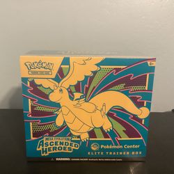 Pokemon Center Ascended Heroes Elite Trainer Box